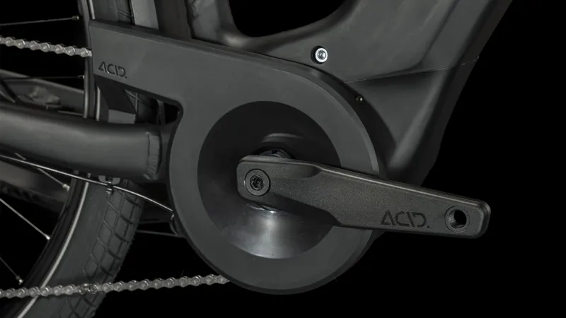 Cube Touring Hybrid Pro 625 Easy Entry Electric Bike 2024 Black/Metal-5