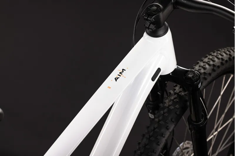 Cube Aim One Hardtail Mountain Bike 2027 Metallic White/Black-2