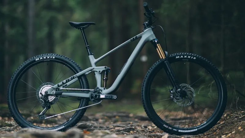 Cube Stereo One44 C:62 Race Full Suspension Mountain Bike Swamp Grey-7