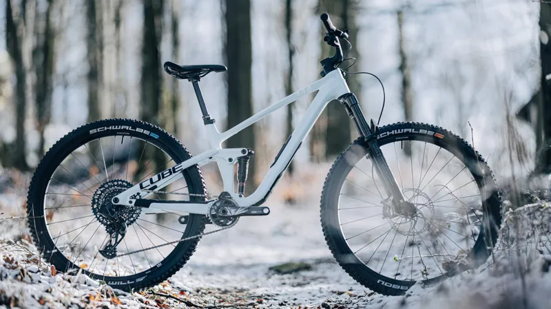 Cube Stereo One44 C:68X SLX Full Suspension Mountain Bike Frost White-7