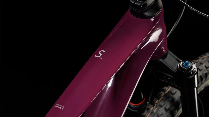 Cube Stereo One44 C:68X SLX Full Suspension Mountain Bike Red Wine-1