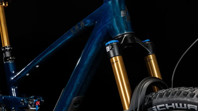 Cube Stereo One44 C:68X SLT Full Suspension Mountain Bike Liquid Blue-6