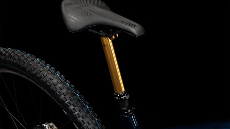 Cube Stereo One44 C:68X SLT Full Suspension Mountain Bike Liquid Blue-7