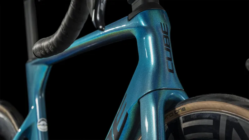 Cube Litening Aero C:68X SLT Road Bike Prizm Blue-2