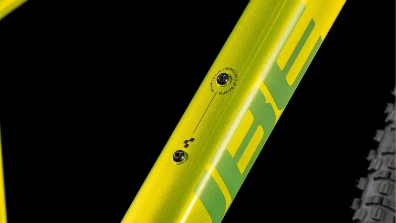 Cube Aim SLX Hardtail Mountain Bike 2025 Flash Lime/Juniper-2