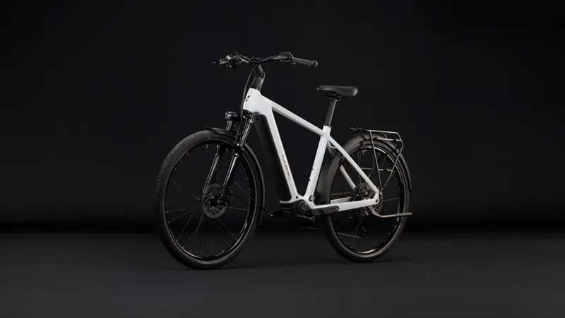 Cube Touring Hybrid One 600 Electric Bike 2027 Metallic White/Chrome-8