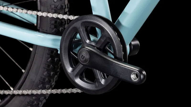 Cube Acid 240 Disc Kids Bike 2025 Teal Blue/Orange-5