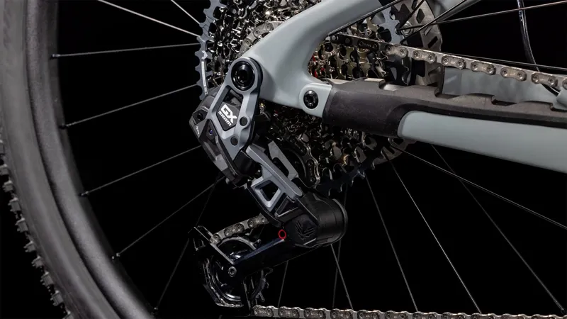 Cube AMS Hybrid One44 C:68X TM 400X Electric Bike 2025 SwampGrey/PurpleReflex-6