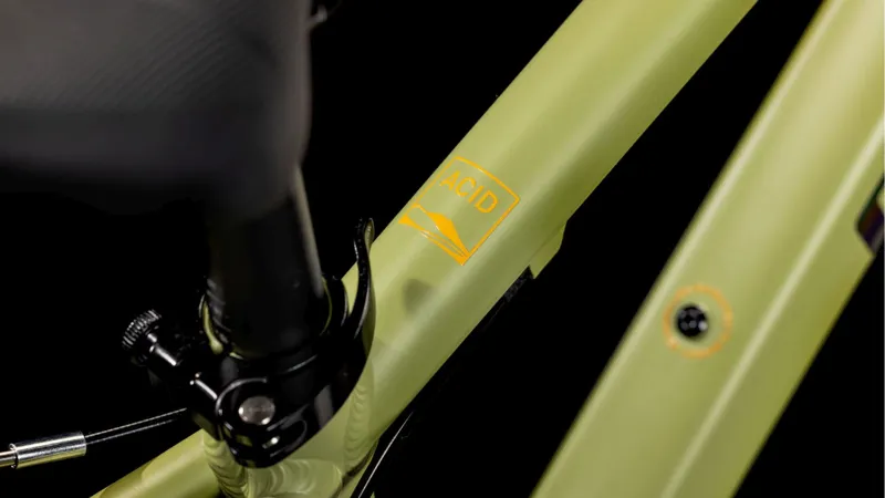 Cube Acid 200 Kids Bike 2025 Light Olive/Orange-2