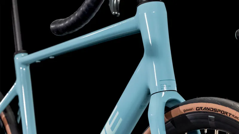 Cube Attain Race Road Bike 2025 Teal Grey/Ice-4