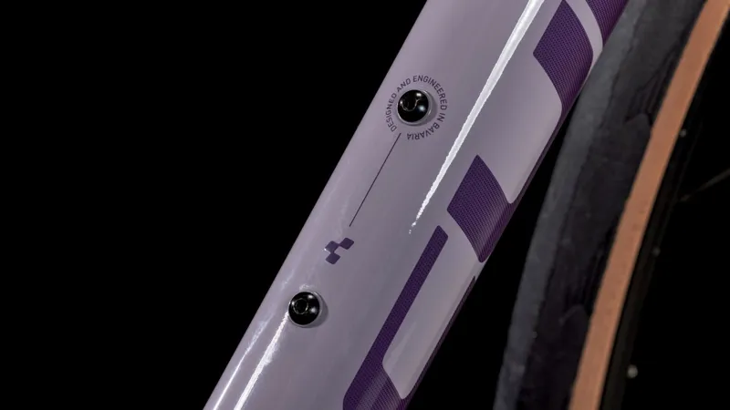 Cube Attain C:62 Race Road Bike 2025 Plum Grey/Brink-4