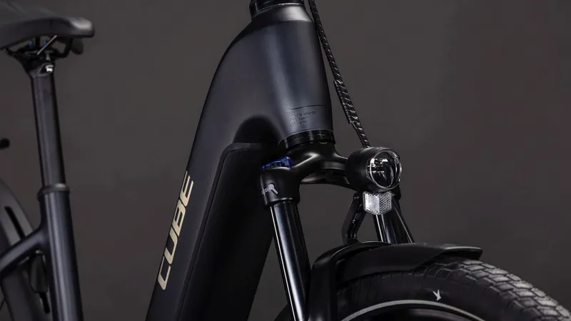 Cube Touring Hybrid One 600 Easy Entry Electric Bike 2026 Coal/Chrome-1