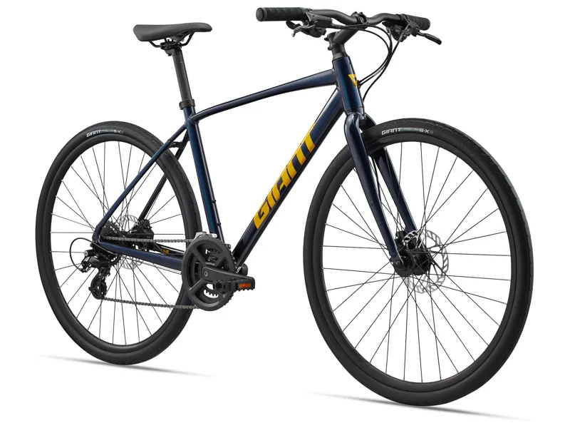 Giant Escape Disc 3 2025 Ultra Navy Hybrid Bike-1