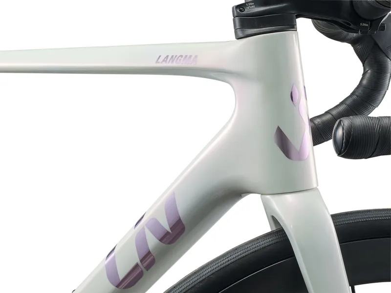 Liv Langma Advanced Pro 1 Pro Compact Road Bike 2026 Fancy White -4
