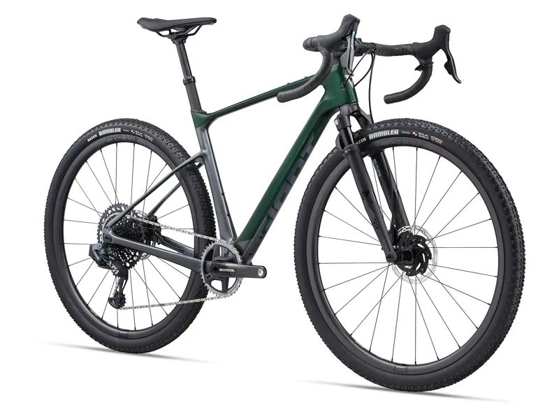 Giant Revolt X Advanced Pro 0 Gravel Adventure Bike Kelp Forest/ Charcoal -1