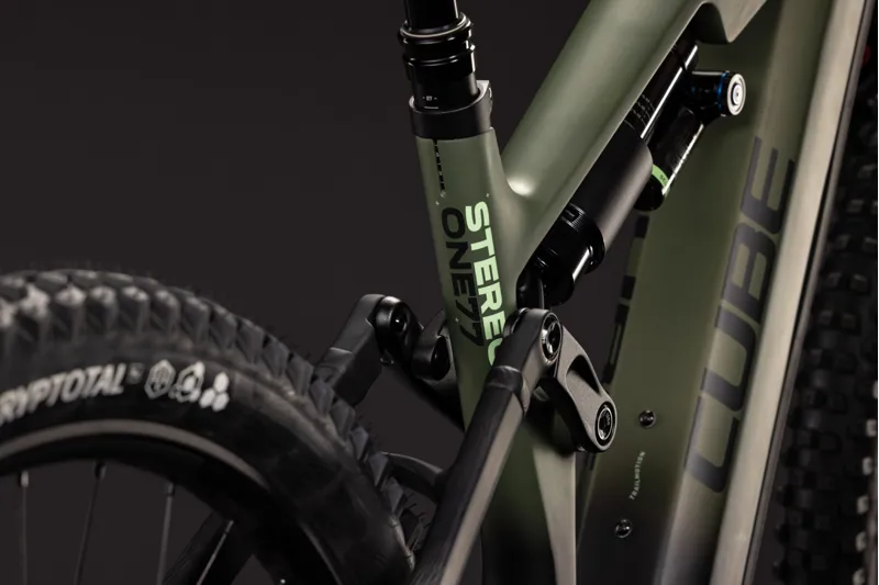 Cube Stereo Hybrid One77 HPC TM 800 Electric Bike 2027 Reed Green/Gills-5