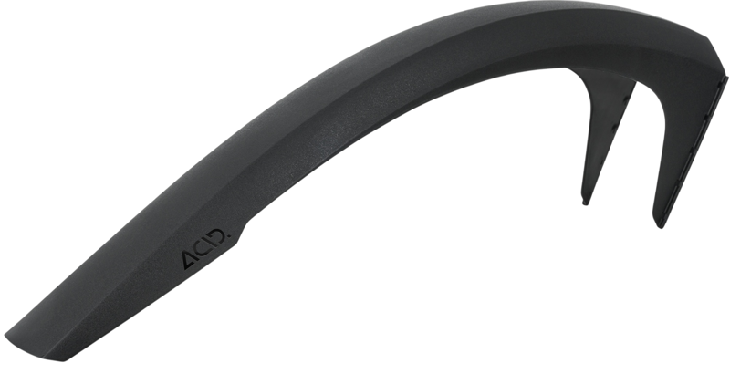 Acid Rear Mudguard Long Mud Blocker Black Onesize