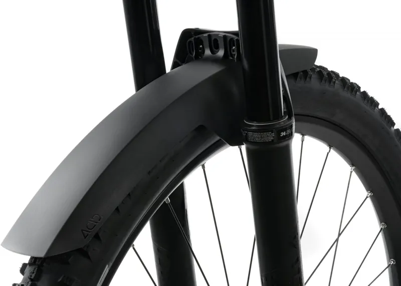 Acid Front Mudguard Long Mud Shield Black Onesize-3