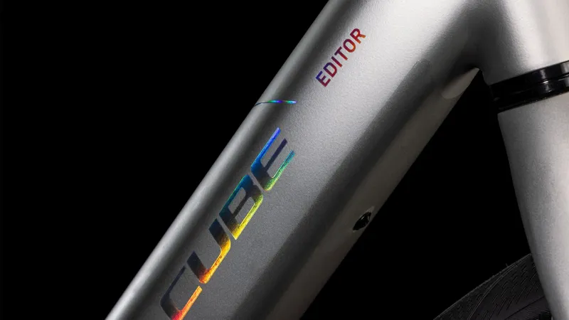 Cube Editor Hybrid SLX 400x Electric Bike 2025 Sleek Grey/Spectral-4