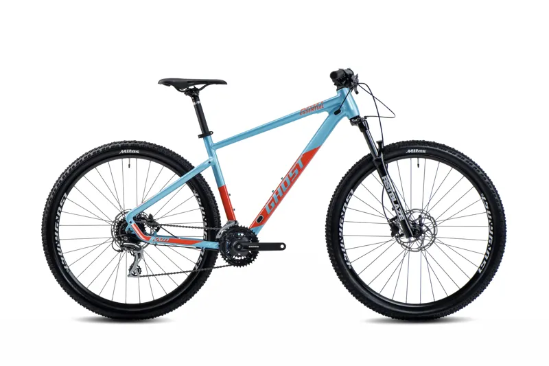 Ghost Kato Essential Hardtail Mountain Bike Light Blue/Orange