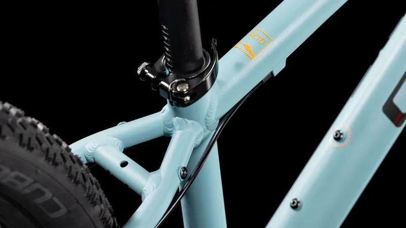 Cube Acid 240 Disc Kids Bike 2025 Teal Blue/Orange-3