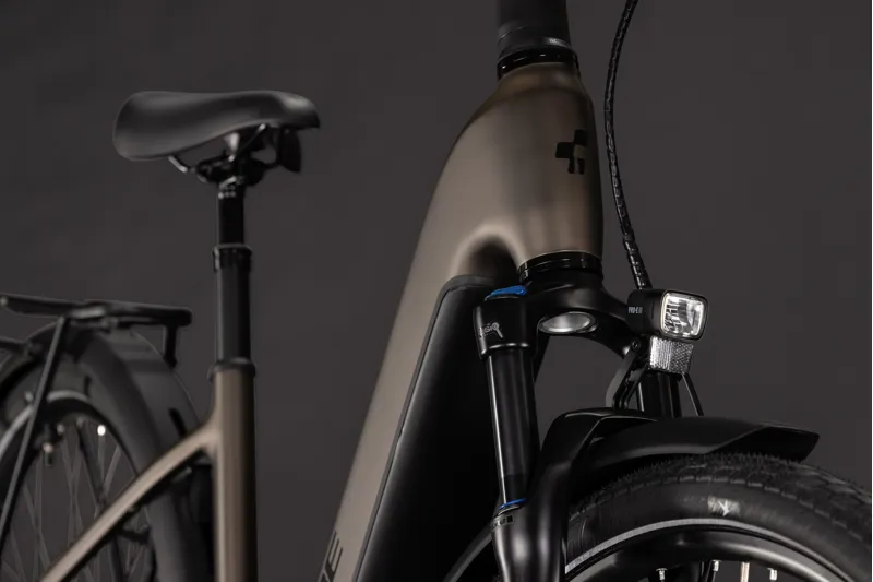 Cube Touring Hybrid Pro 800 Easy Entry Electric Bike 2027 Metallic Umbra-1