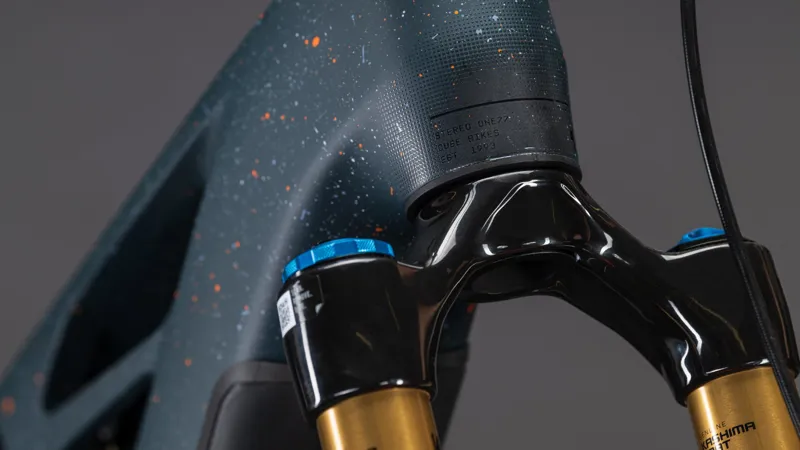 Cube Stereo Hybrid One77 HPC SLT 800 Electric Bike 2026 Galaxy/Orange-1