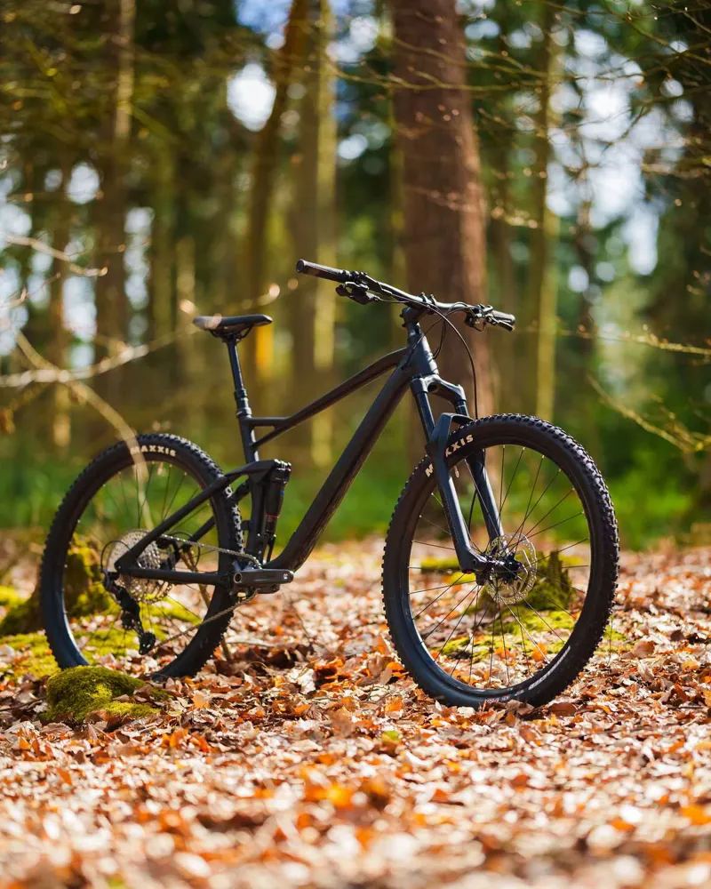 Cube Stereo One22 Race Full Suspension Bike 2024 Black Anodized -1