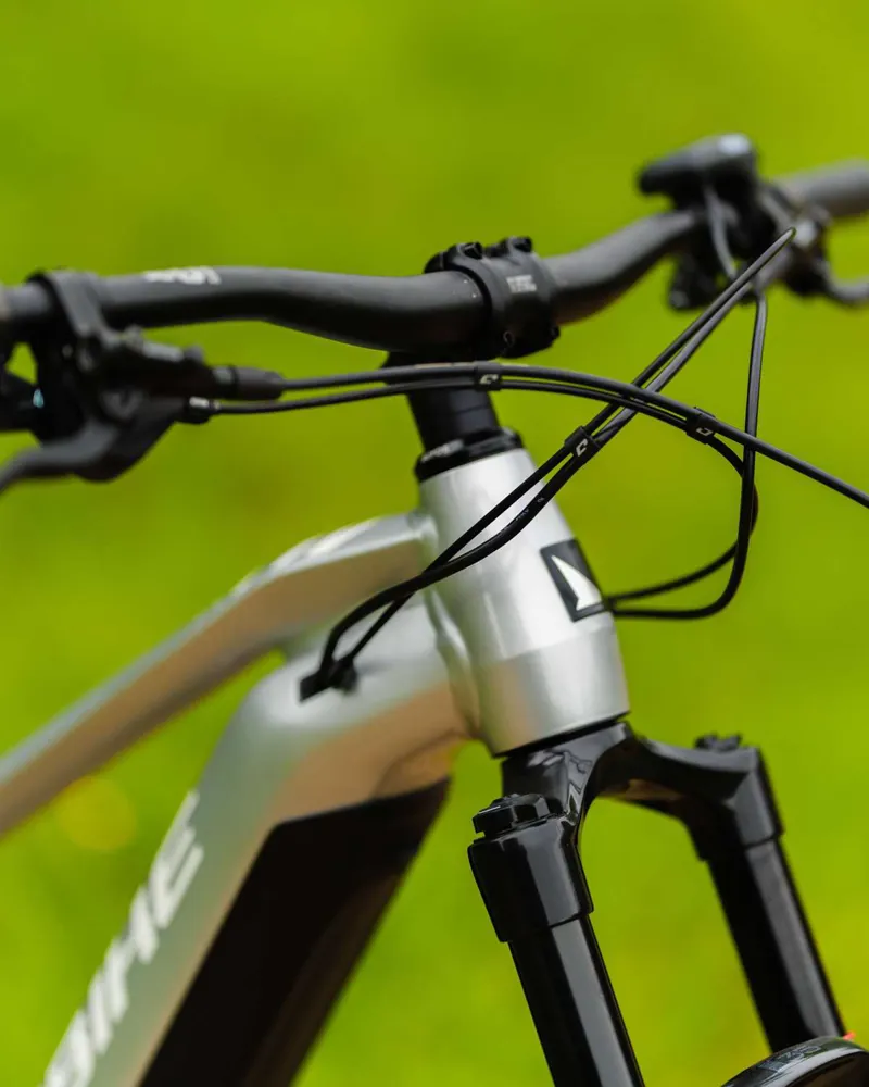 Haibike AllMtn 3 Electric Mountain Bike Cold Grey/White Silver-2