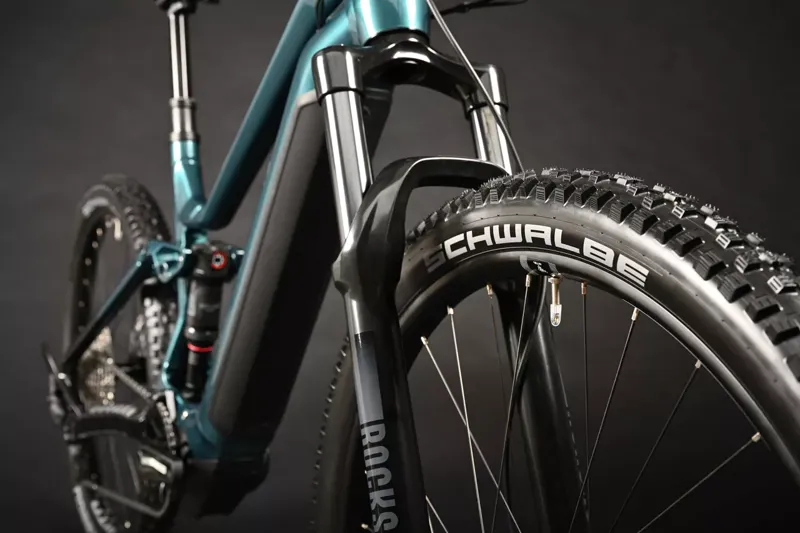 Haibike AllTrail 5 Full Suspension Electric Mountain Bike Ocean/Black-3