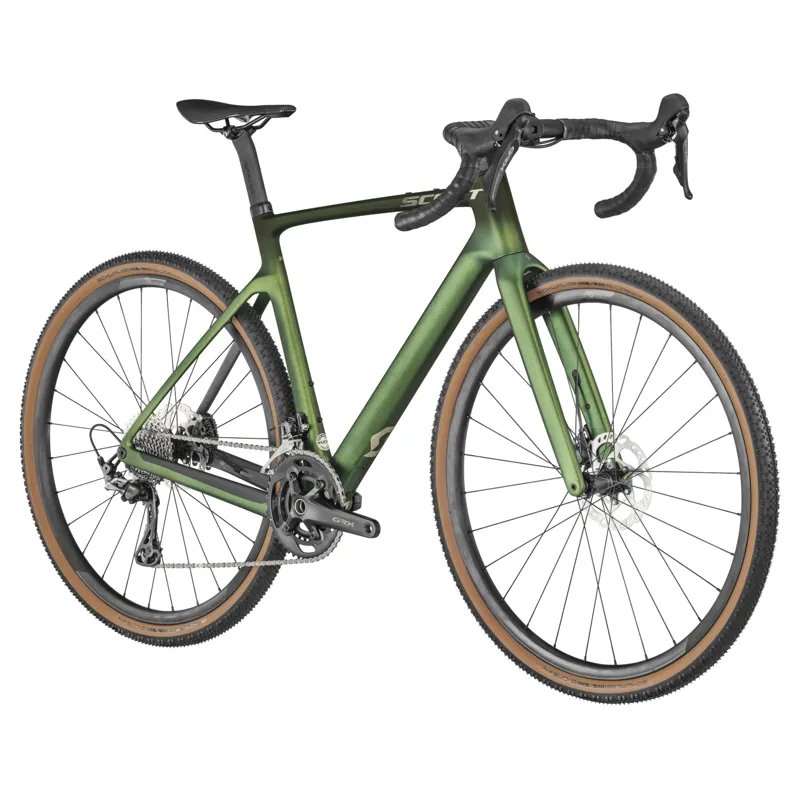 Scott Addict Gravel 30 Gravel Bike 2023 Olive Green-1