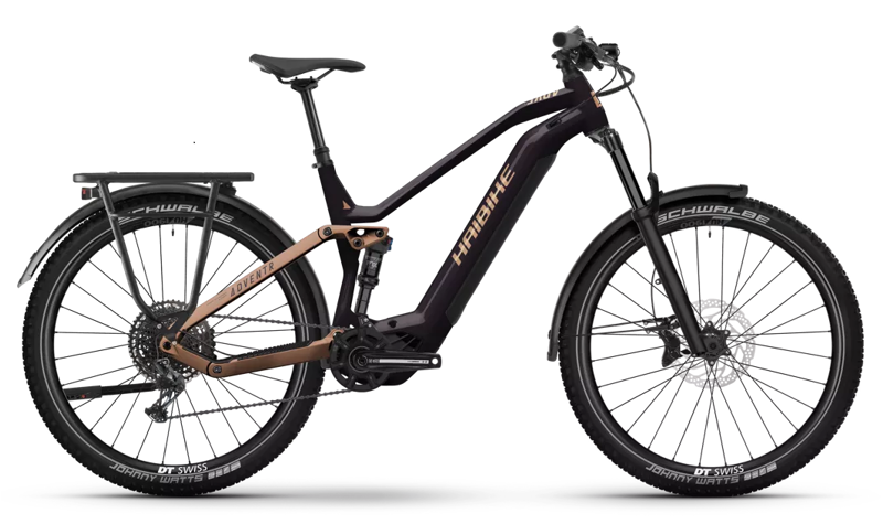 Haibike Adventr SE Electric Mountain Bike Purple/Cognac