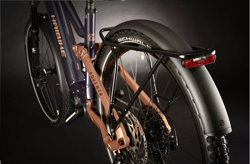 Haibike Adventr SE Electric Mountain Bike Purple/Cognac-2