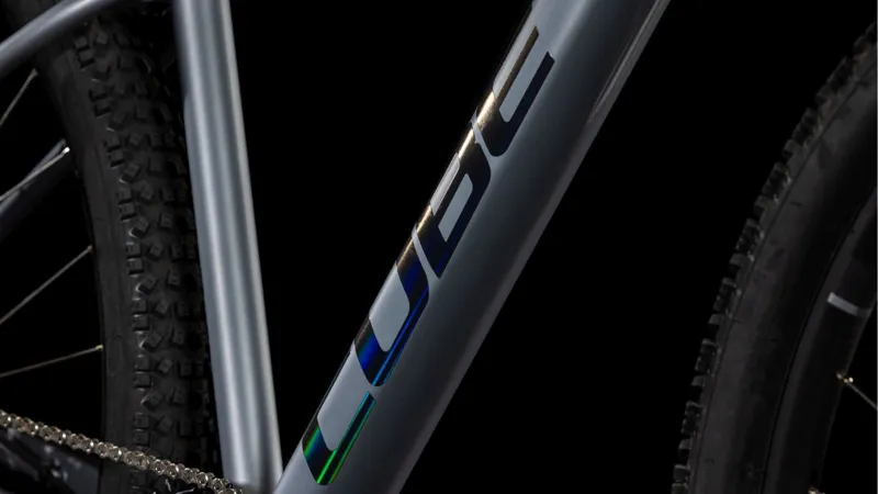 Cube Aim Race Hardtail Mountain Bike 2025 Slate Grey/Rainbow Black-2