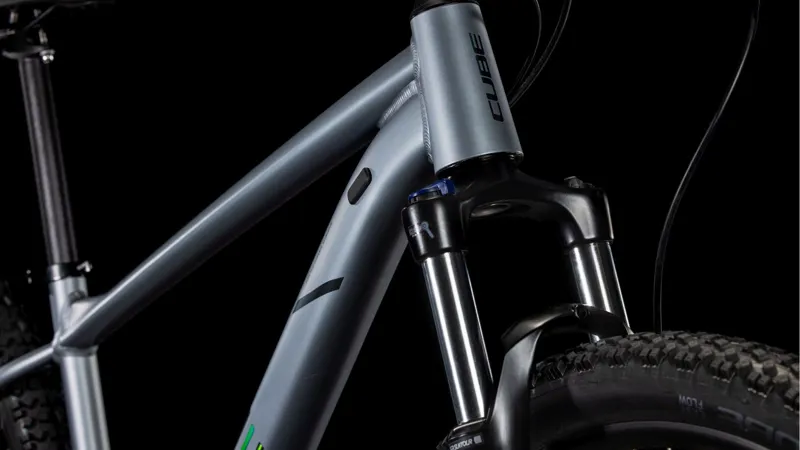 Cube Aim Race Hardtail Mountain Bike 2025 Slate Grey/Rainbow Black-4