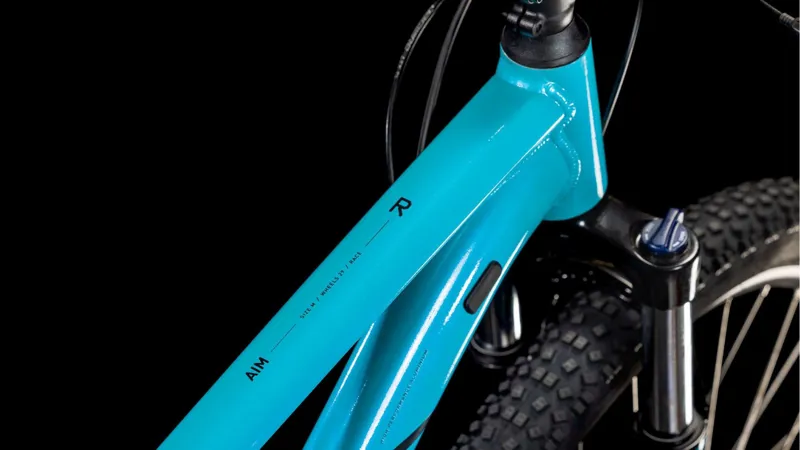 Cube Aim Race Hardtail Mountain Bike 2025 Swimming Pool/Black-1