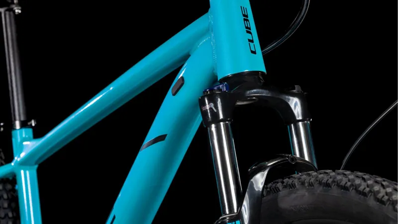 Cube Aim Race Hardtail Mountain Bike 2025 Swimming Pool/Black-4