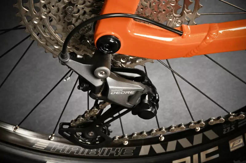 Haibike AllTrack 6 720w Electric Mountain Bike 2025 Papaya-2