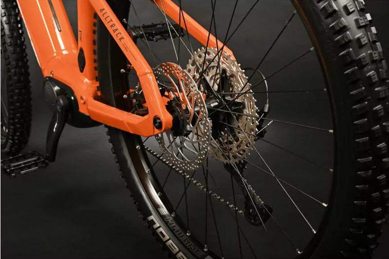 Haibike AllTrack 6 720w Electric Mountain Bike 2025 Papaya-3