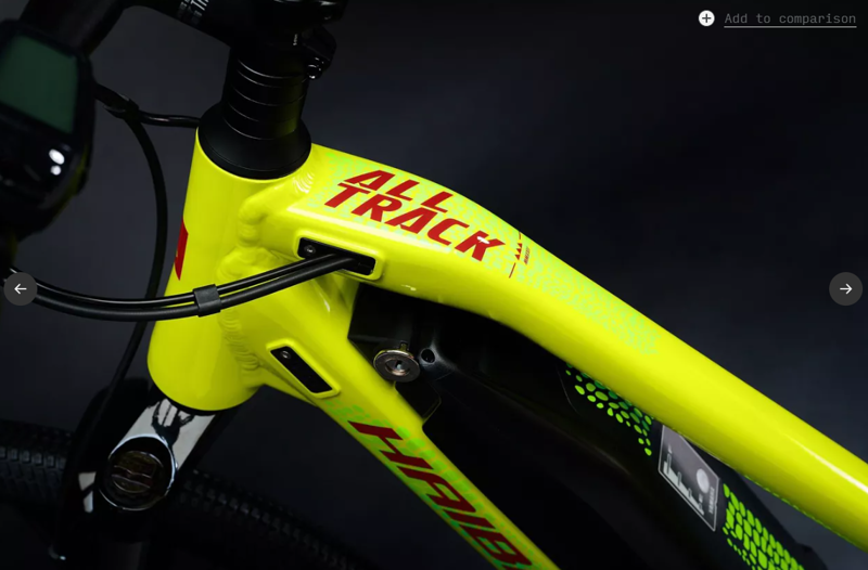 Haibike AllTrack Kids Electric Mountain Bike Lime Green-6
