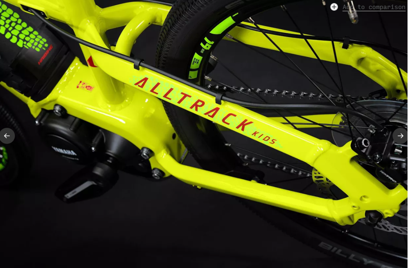 Haibike AllTrack Kids Electric Mountain Bike Lime Green-9