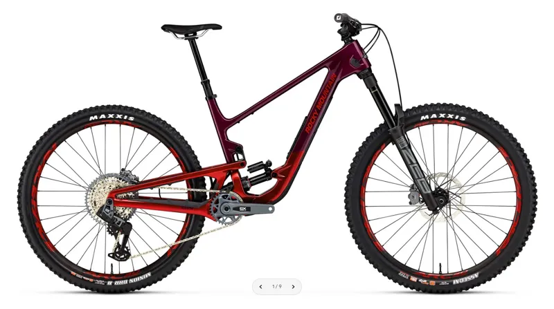 Rocky Mountain Altitude C70 Enduro Mountain Bike Red Wine/Red