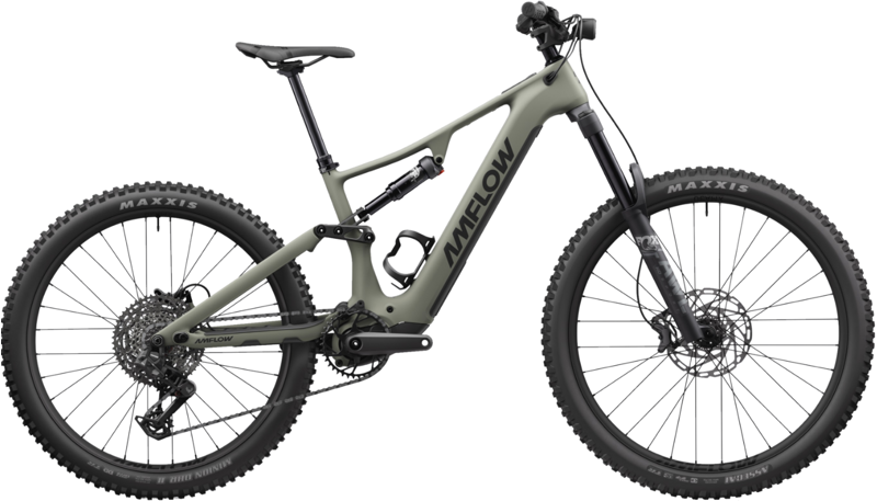 Amflow PR Carbon 800 Electric Bike 2027 Moss Green