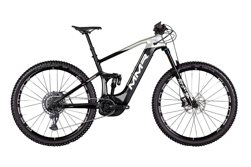MMR X-Bolt 140 10 Carbon Electric Mountain Bike Black Sparkling Glass