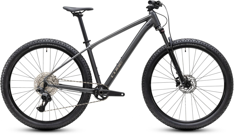 Cube Aim SLX Hardtail Mountain Bike 2027 Slate Black/Chrome