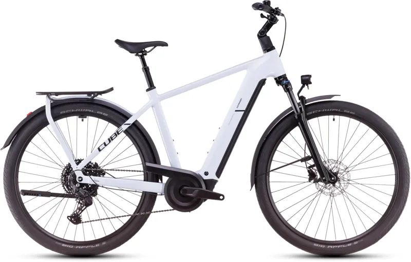 Cube Kathmandu Hybrid One 800 Electric Bike 2025 Polar White/Black