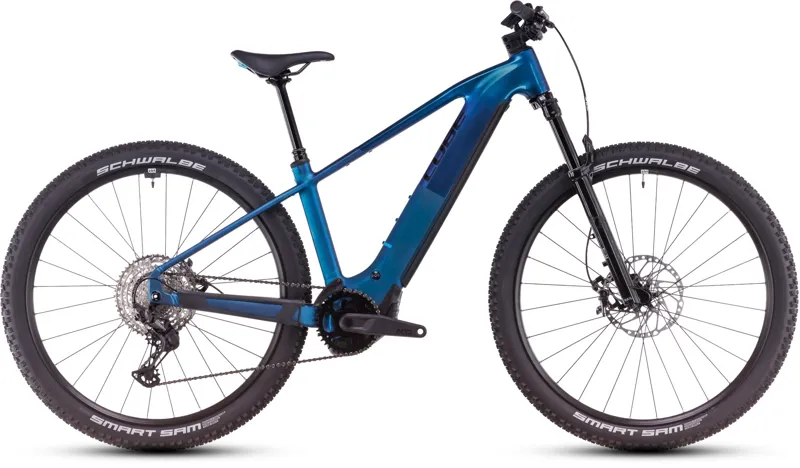 Cube Reaction Hybrid SLX 800 Electric Mountain Bike 2025 Nebula/Blue