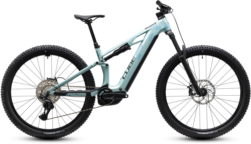 Cube Stereo Hybrid One44 HPC Pro 800 Electric Bike 2027 Pearl Aqua/Black