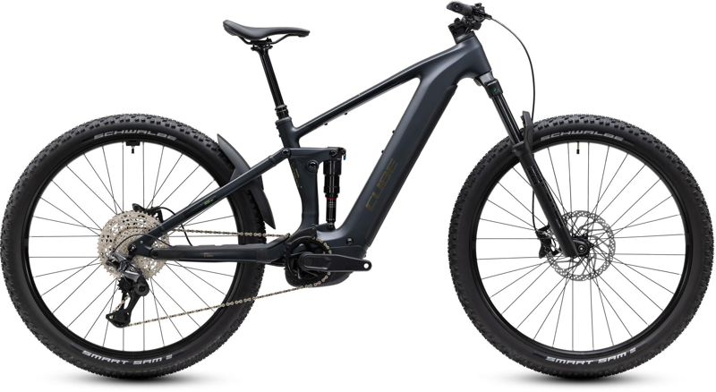 Cube Stereo Hybrid One44 HPC Race 800 Electric Bike 2027 Coal/Green
