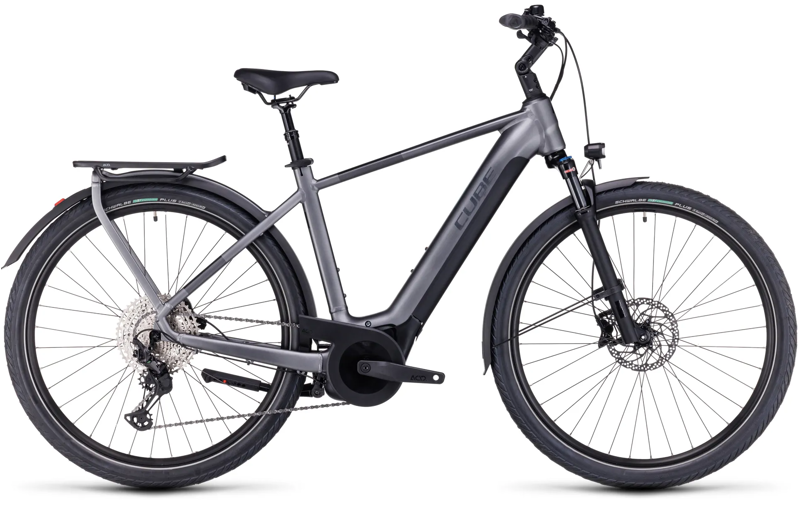 Cube Touring Hybrid EXC 625 Electric Bike 2024 Grey/Metal